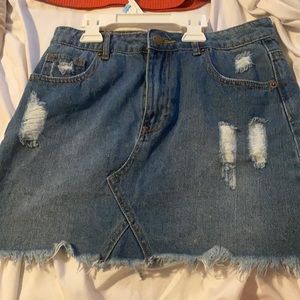Denim skirt